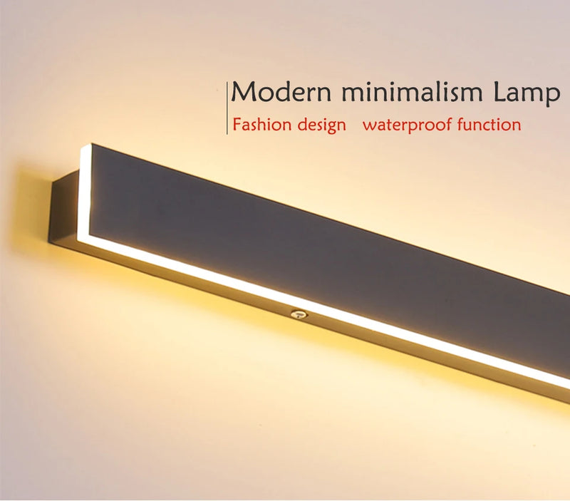 Lámpara de pared exterior impermeable LED